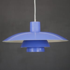Blue Danish  LOUIS POULSEN design lamp | Ph 4/3 | 70s lamp | Scandinavian design | Mid Century Modern | Poul Henningson
