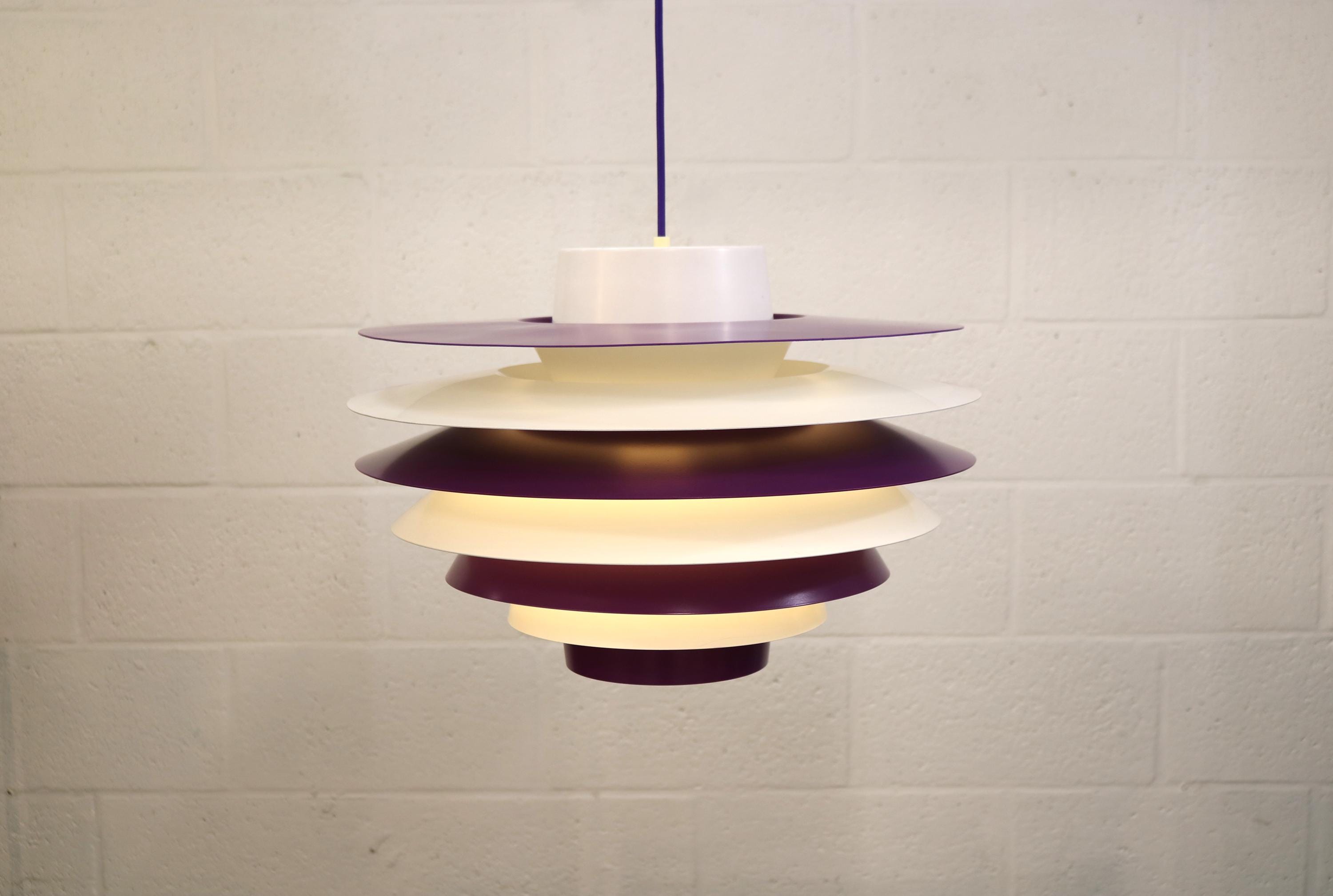 Nordisk Solar Verona 400 ペンダントライト ヴィンテージ XL Nordisk Solar Verona Pendant Lamp by Sven Middelboe - 1980s