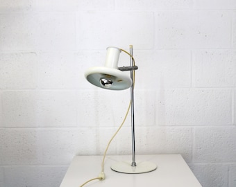 White and Yellow Vintage Fog & Morup Pendant Lamp: Hans Due Optima