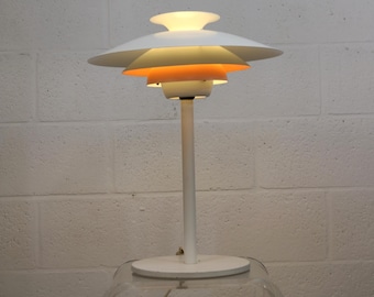 レトロ 北欧 ビンテージ 1960s MaxamDenmark DeskLamp White Vintage Danish Desklamp by Jeka Metaltryk - Model Sofie