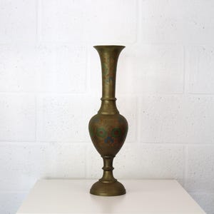 Indian copper messing vase with some nice paintings