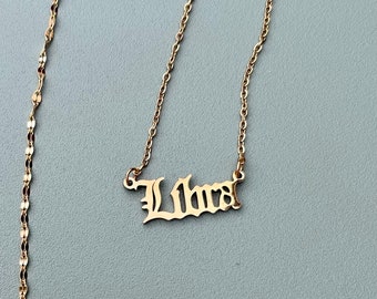 Zodiac Sign Necklace - Etsy UK