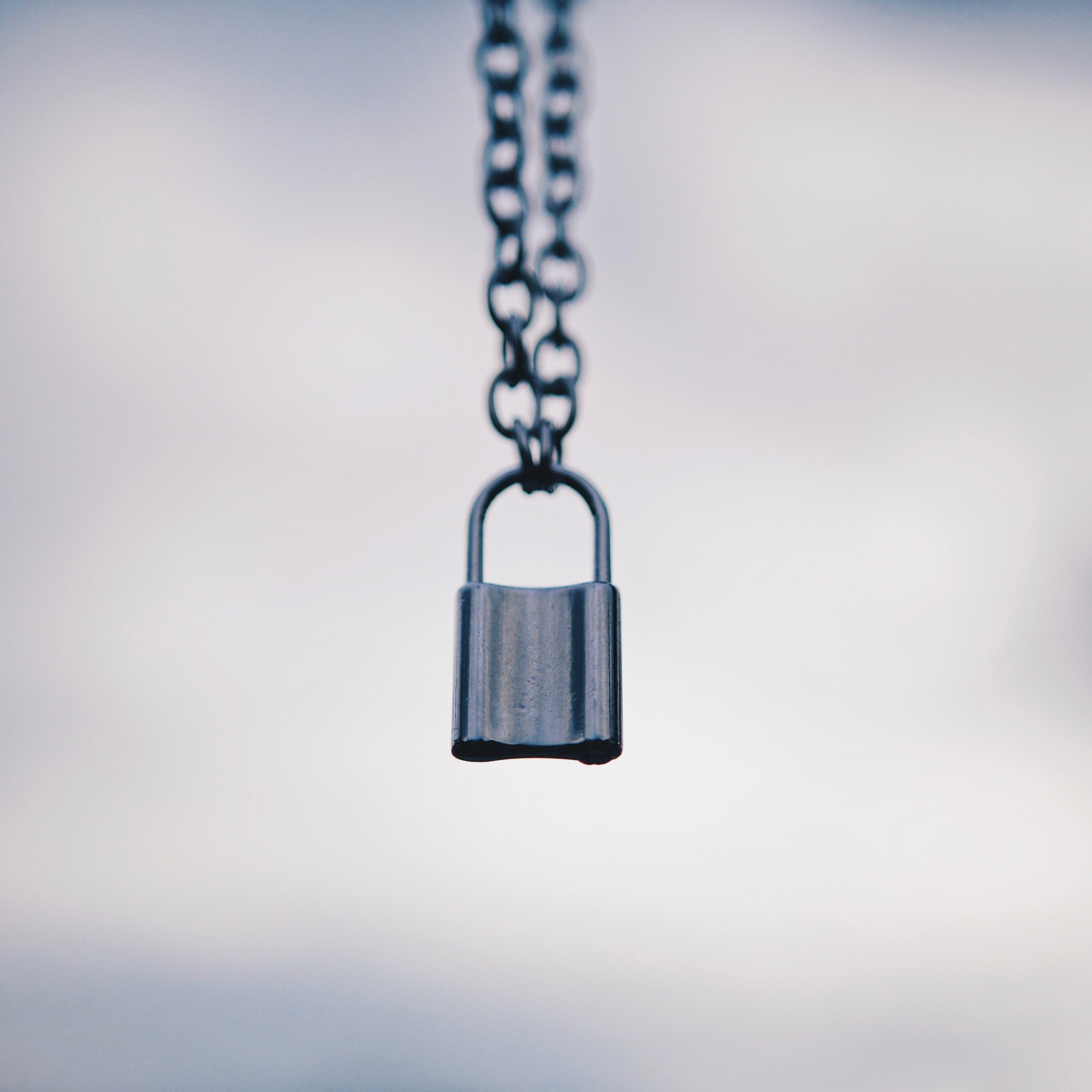 Padlock Necklace Silver and Gold Stainless Steel Lock Etsy