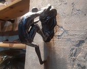 1PCS-Climbing man - Climbing sculpture - Wall sculpture- Wall decor- Sculpture