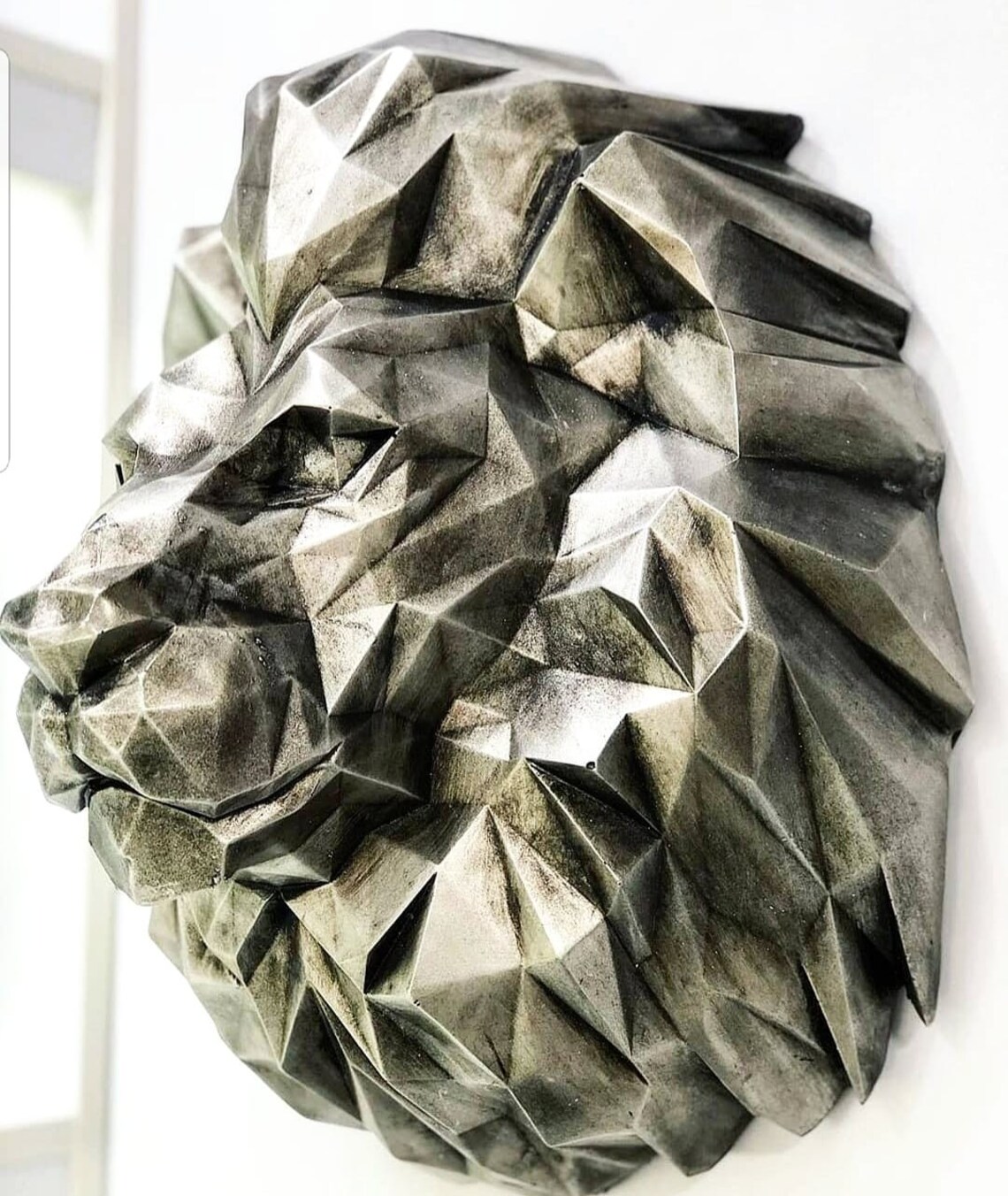 Lion Wall Decor Lion Head Wall Decor Wall Decor Ceramic Etsy