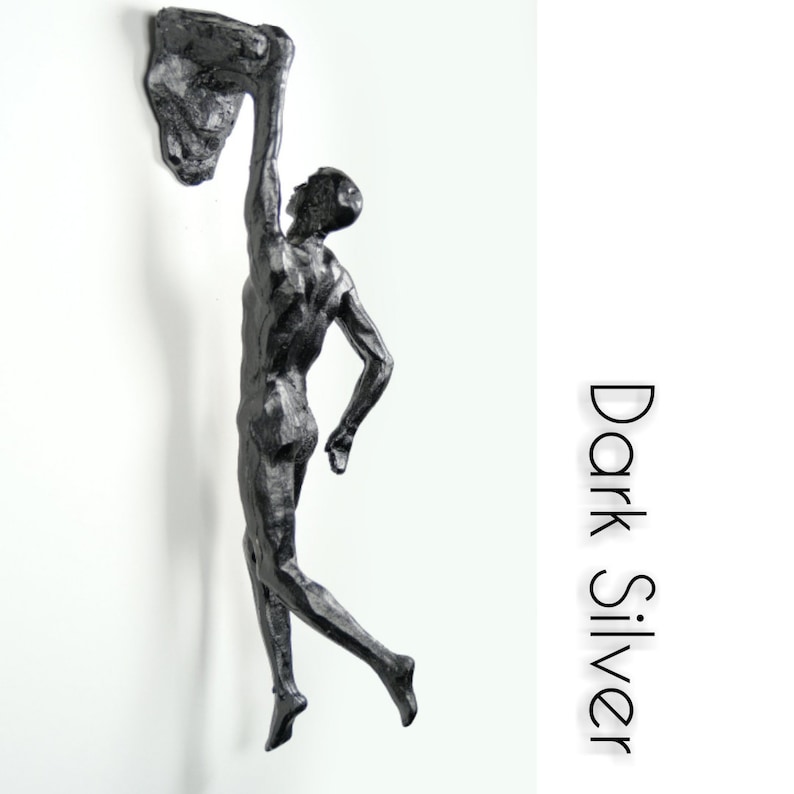 Climbing Man Climbing Sculpture Wall Sculpture Wall Decor Etsy UK