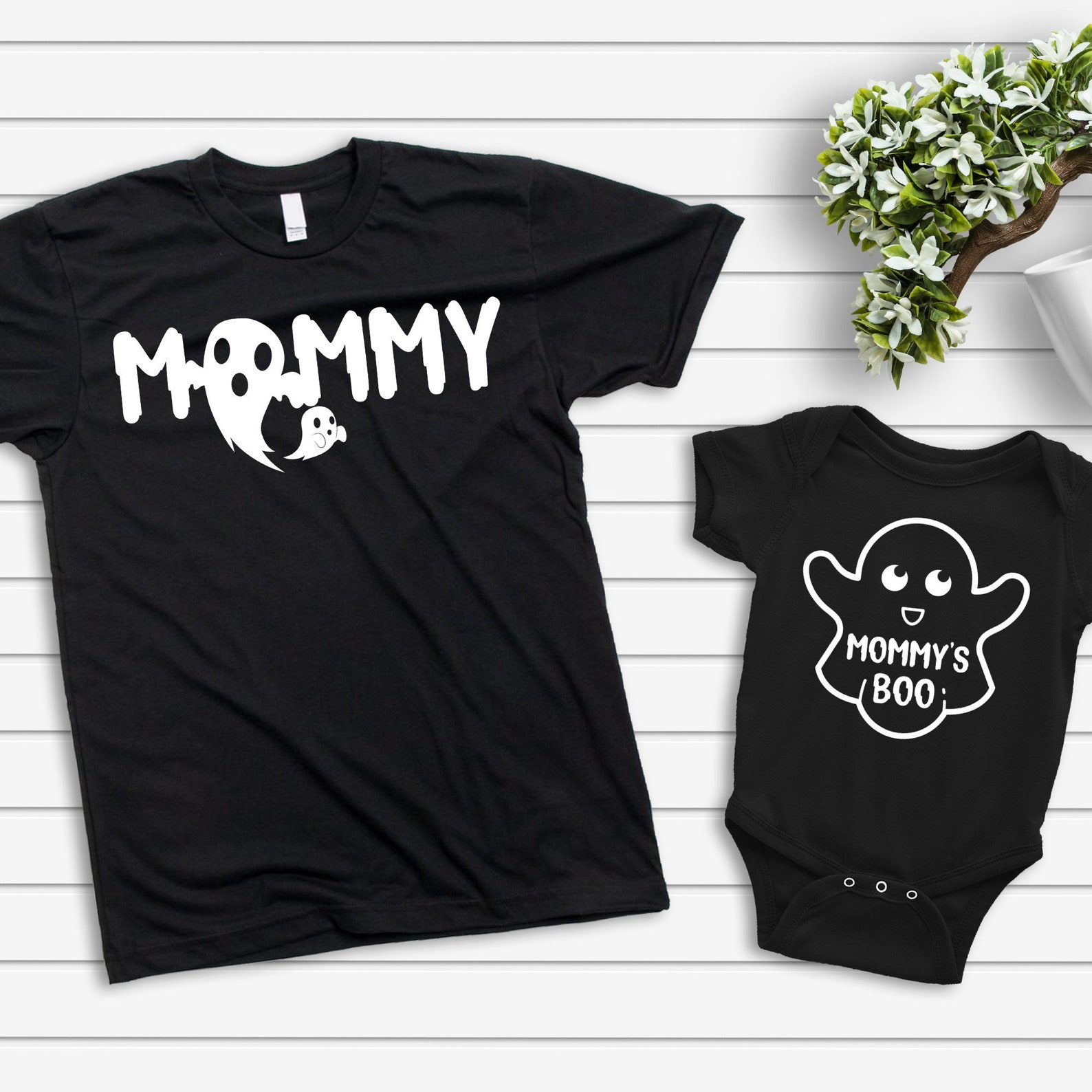 Mommy and Me Halloween Shirt for Mom Baby Toddler Etsy