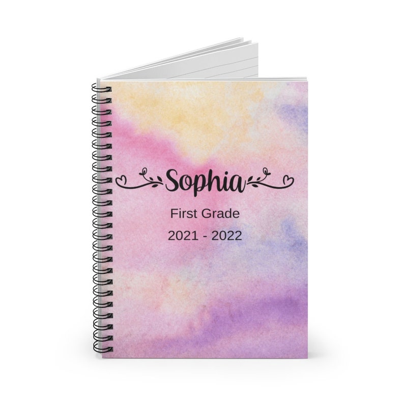 Back to school notebook personalized gift image 3