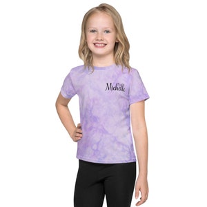 Personalized Tie Dye Kids T Shirt With Name