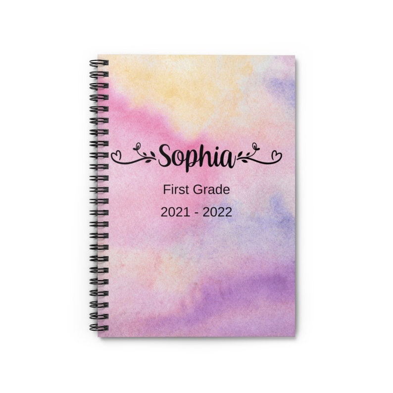 Back to school notebook personalized gift image 2