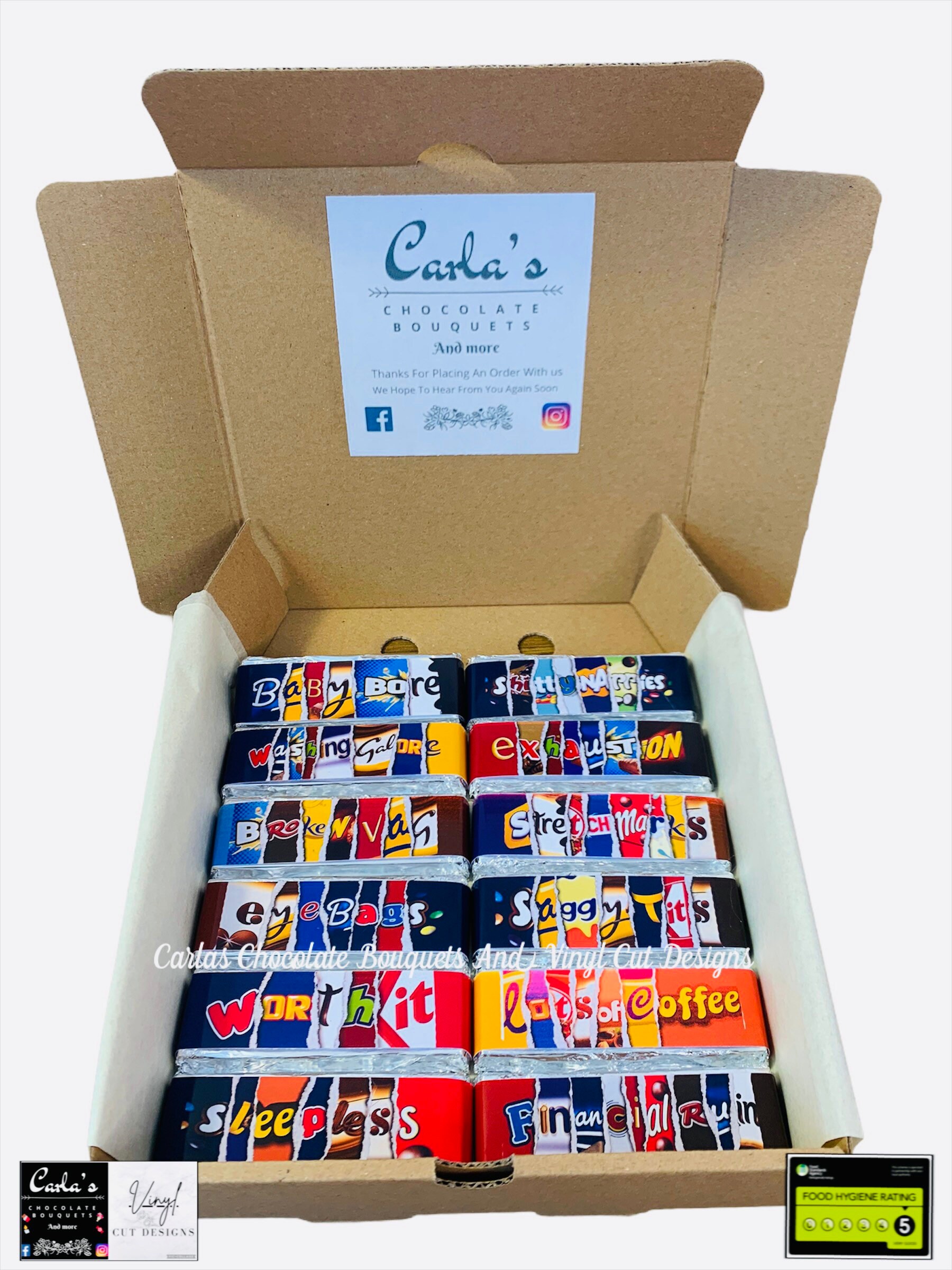 New baby Novelty Chocolate Gift box funny rude swear bars Etsy