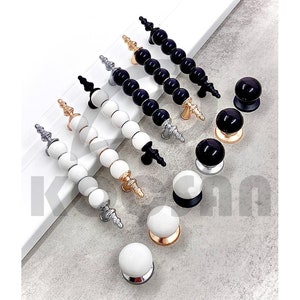 Porcelain Look Cabinet Handles, Cabinet Hardware, Dresser Pulls, Drawer Knobs, Furniture Handles, Ceramic Look Knobs