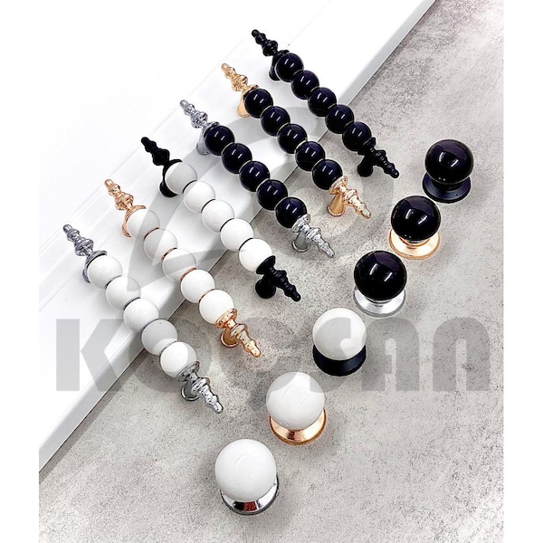 Porcelain Look Cabinet Handles, Cabinet Hardware, Dresser Pulls, Drawer Knobs, Furniture Handles, Ceramic Look Knobs