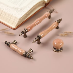 Porcelain Cabinet Handles: Brown Ceramic Drawer Pulls