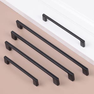 Black Cabinet Handles, Cabinet Knobs for Kitchens, Drawer & Cabinet Pulls, Dresser Knobs, Cabinet and Hardware