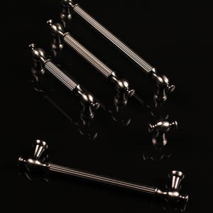 Space Silver Cabinet Handles: Kitchen Drawer Pulls
