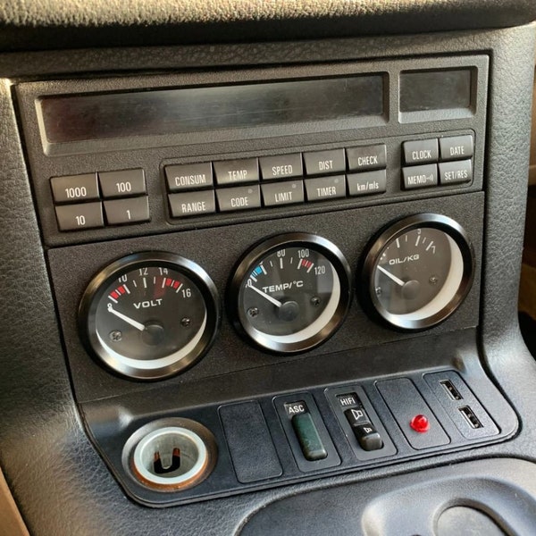 BMW E36 triple 52mm gauge cluster pod