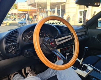 Wood steering wheel, Custom steering, Vintage steering wheel, Bmw steering wheel, JDM steering wheel, VW steering wheel , Miata steering