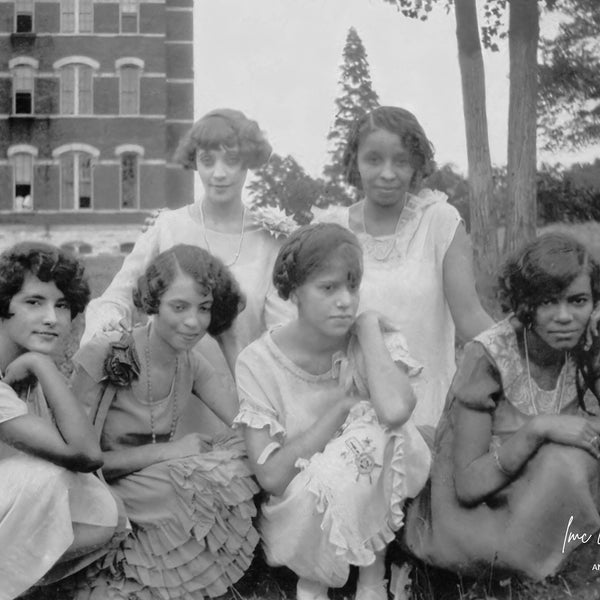 1920s HBCU Coeds Photo Print | Vintage Black Americana, Fisk University