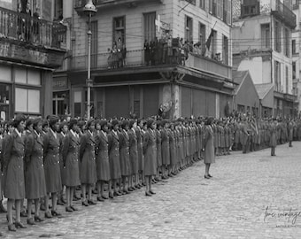6888th WACS Battalion Photo Print | WWII Black Americana