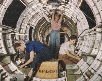 Casse-tête Rosie la riveteuse | Casse-tête sur l'histoire de la Seconde Guerre mondiale | 1942 Photographie d'Alfred T. Palmer