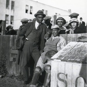 1920s Negro League Baseball Player Photo Reprint | Vintage Black Americana | Pierce Giants Jazz Age