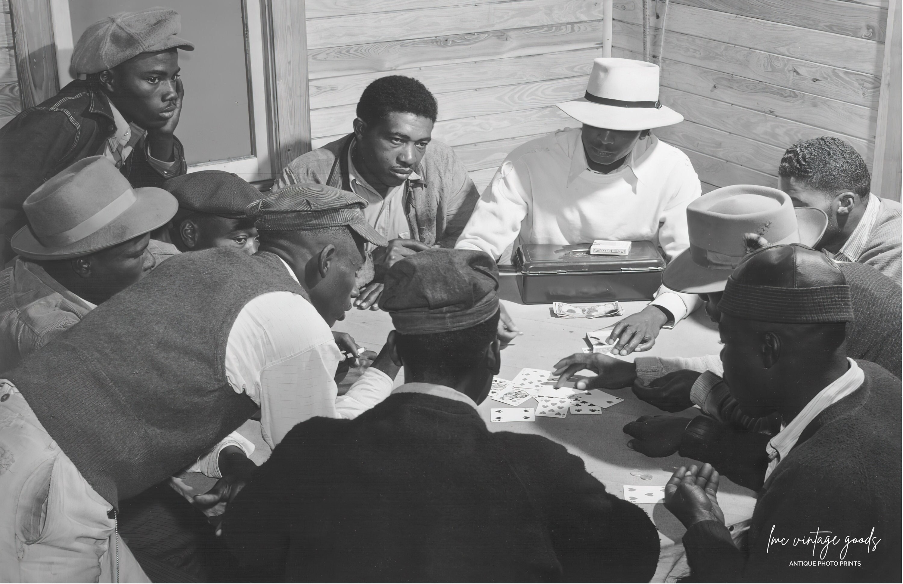 Gambling in Juke Joint Photo Print | Black Americana | Card