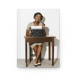 Black Woman Writer Hardcover Journal  | Vintage Black Americana | African American 1930s Women