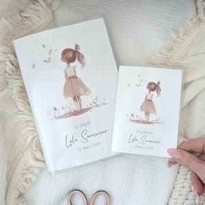 U-Heft und Impfpass im Set personalisiert PRINZESSIN | Schutzhülle, Geschenk zur Geburt, Babygeschenk Mädchen und Junge, Geschenkidee