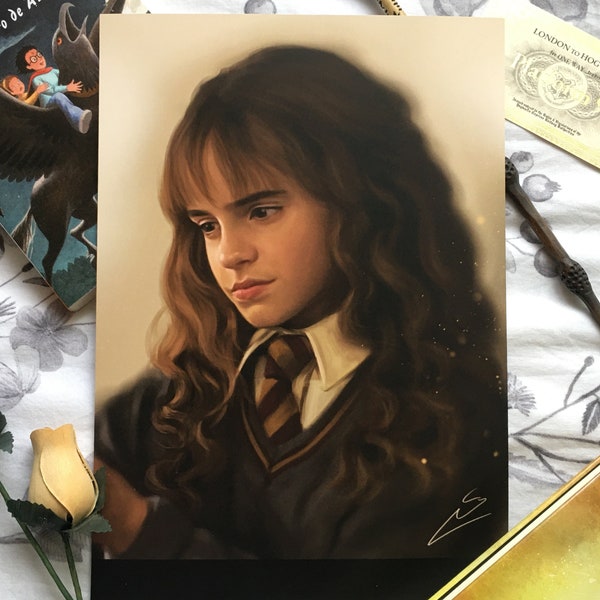 Die hellste Hexe, Hermine Kunstdruck, Harry Potter