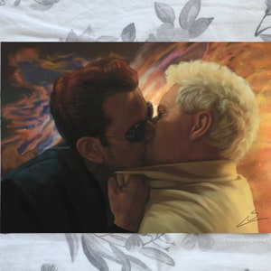 Could Have Been Us, Aziraphale and Crowley / Art Print Fanart Good Omens