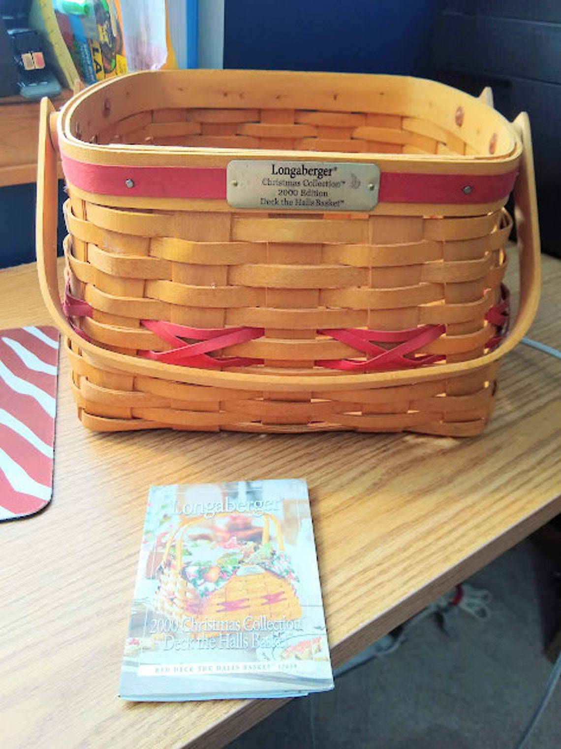Longaberger 2000 Deck the Halls Basket Christmas Basket Etsy