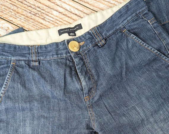 Vintage Banana Republic Jeans Button Pocket - siz… - image 1
