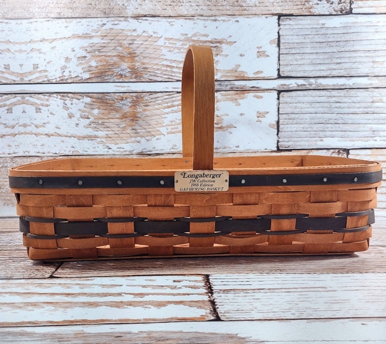 Longaberger 1988 JW Collection Gathering Basket Etsy