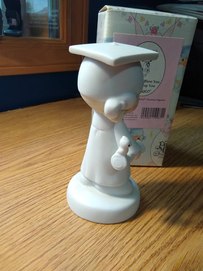 Precious Moments The Lord Bless You and Keep You Graduation Figurine Vintage Collectible