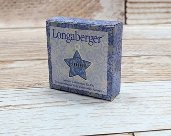 Longaberger 2000 Century Celebration Tie On Box