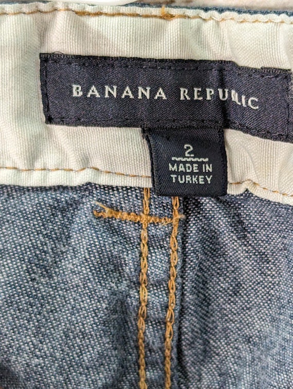 Vintage Banana Republic Jeans Button Pocket - siz… - image 3