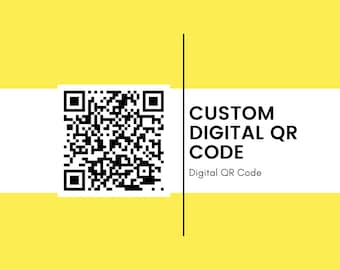 Custom QR Code Digital File | Personalized Scan Code for Business, Cards, Packaging, Social Links