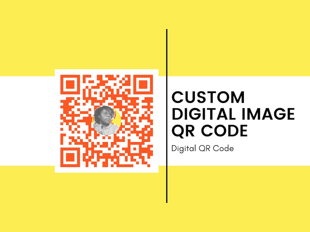 Custom QR Code Generator With Your Uploaded Image or Logo - Etsy