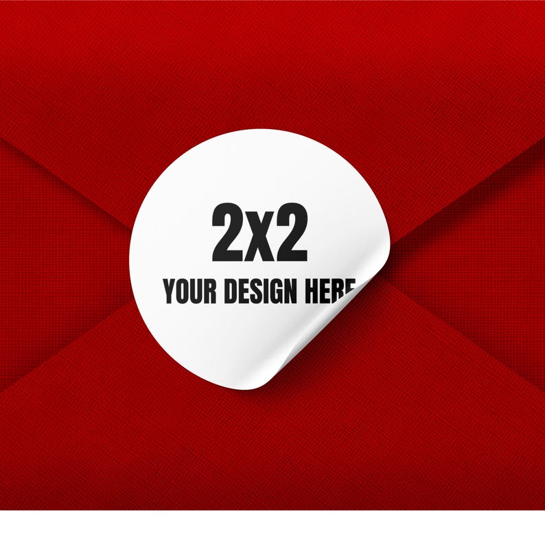 Custom 2x2 Round Stickers (individual Cut) | Small Business Logo ...
