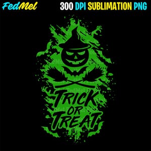 Trick Or Treat Halloween Distressed png design, Halloween png, Trick or Treat png