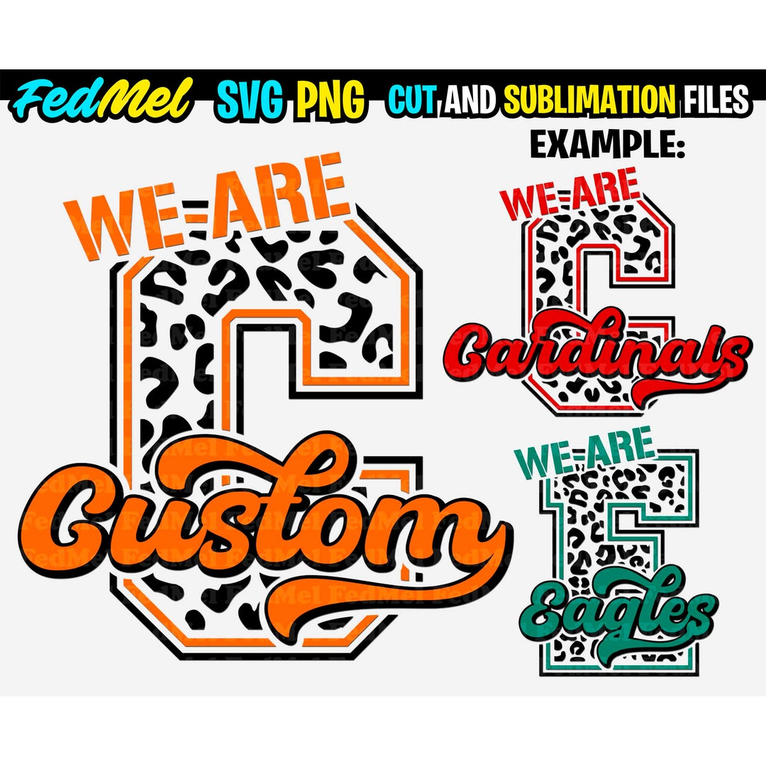 Custom Team Mascot Svg, Png Leopard Design for Sublimation and Cutting