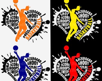 Basketball Heart for girl svg, png design for sublimation and cutting