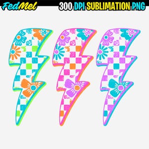 Blitzschlag Lehrer Png, Zurück zu Schule Png, Lehrer-Shirt Png, Neon-Retro-Lehrer, Floral karierte Lehrer Png-Shirt-Design Png-Datei