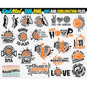 Basketball 21 designs in svg, png, eps formats
