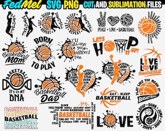 Basketball 21 designs in svg, png, eps formats