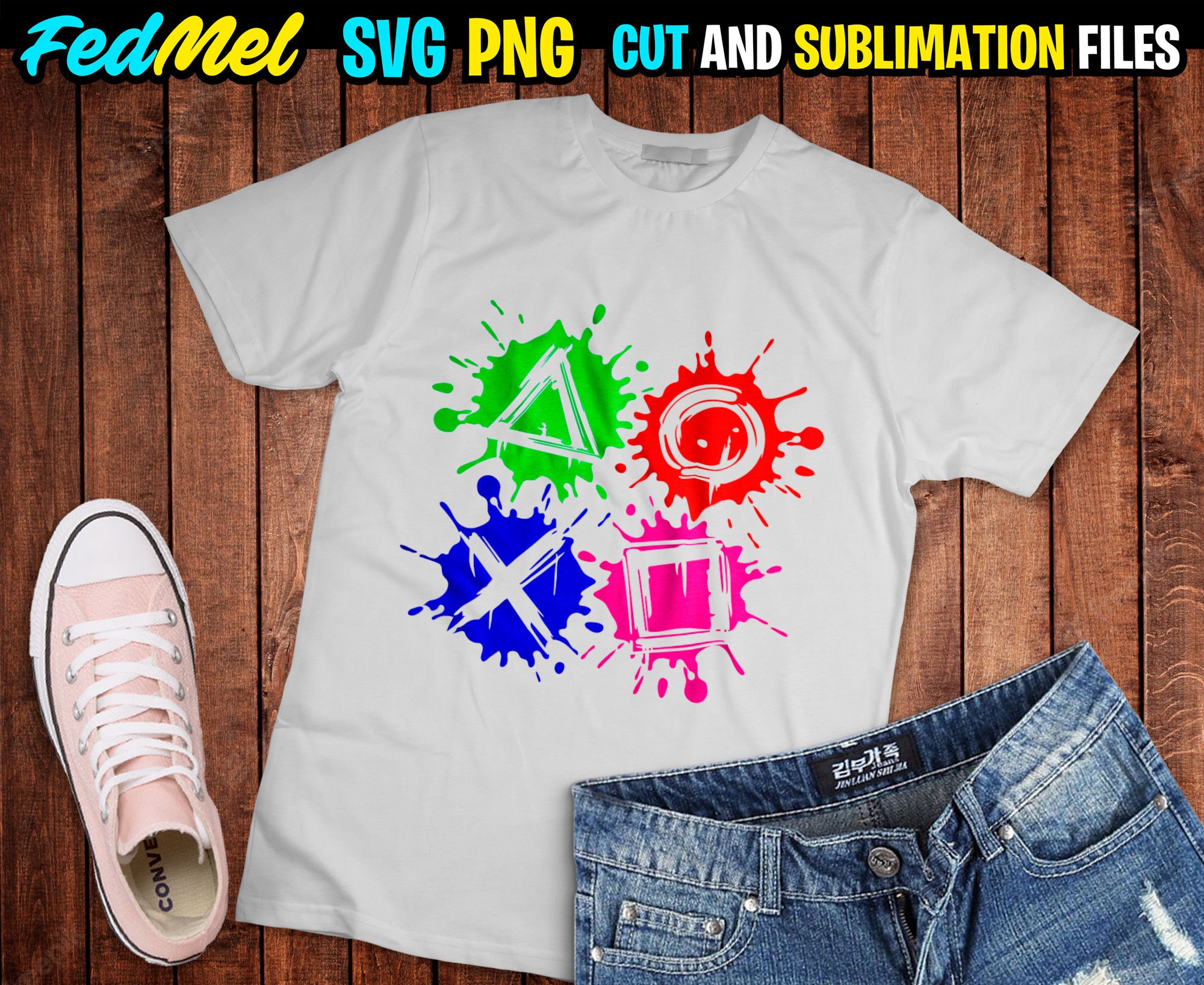24 Gamer Bundle Designs in Svg, Png, Eps Formats - Etsy