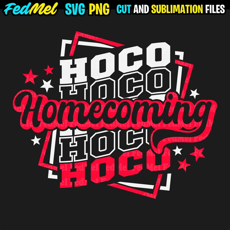 Hoco Svg, Homecoming Svg, Hight School Reunion Svg, Png Retro Design ...