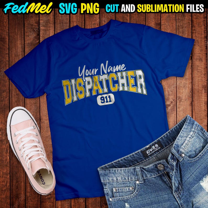 Custom Dispatcher 911 Png Svg, Police Svg Png, Rescue, Emergency ...