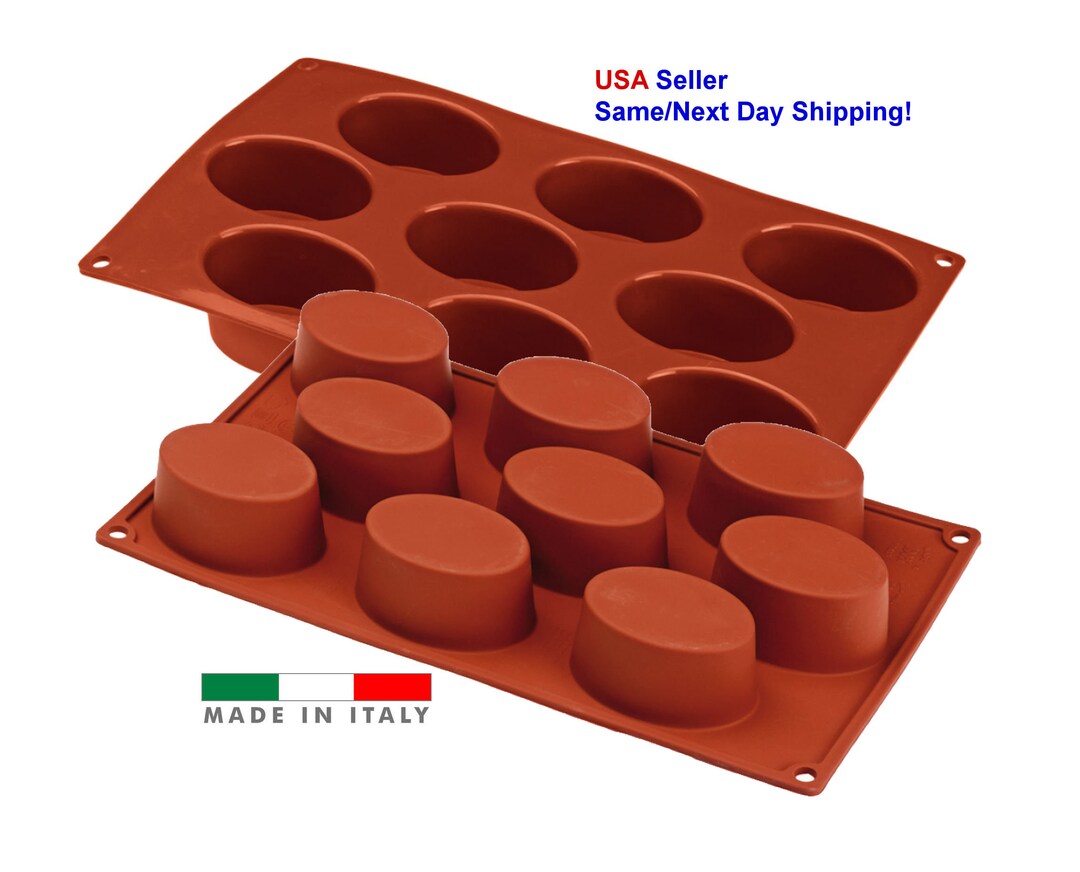 Oval 9 Forms set of 2 Silicone Mold Commercial Grade Etsy